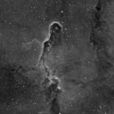 Nebulae in Black and White
